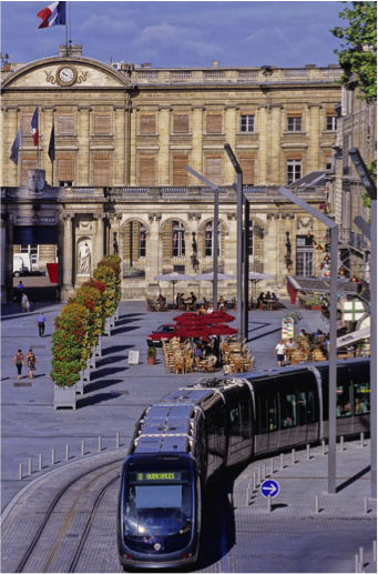 The high-tech Bordeaux tram